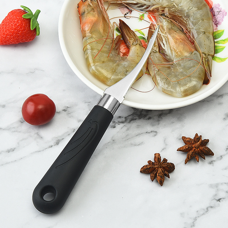 超犀利 不鏽鋼蝦線刀