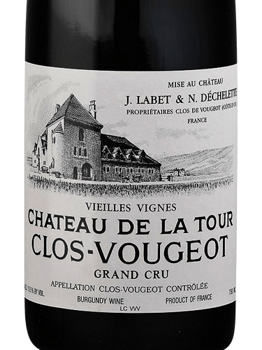 Chateau de La Tour Clos de Vougeot Vieilles Vignes Grand Cru 2009 (BH95)