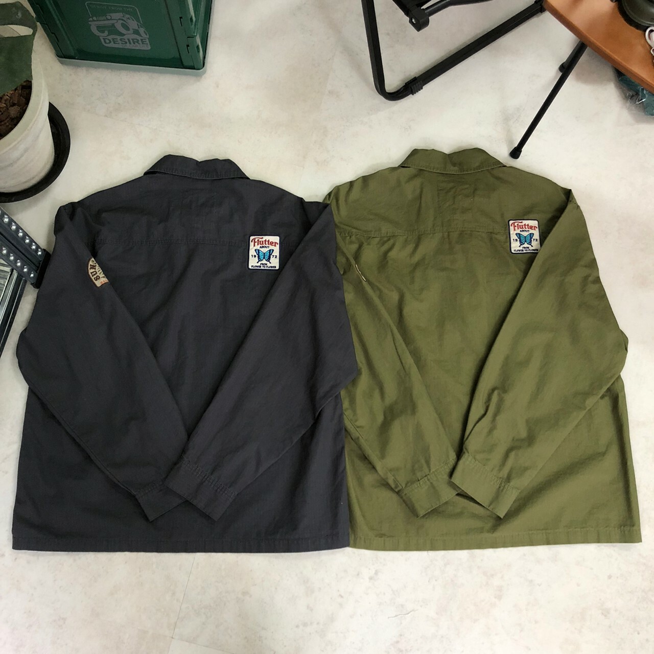 Power To The People 唇形軍裝襯衫夾克 3301006