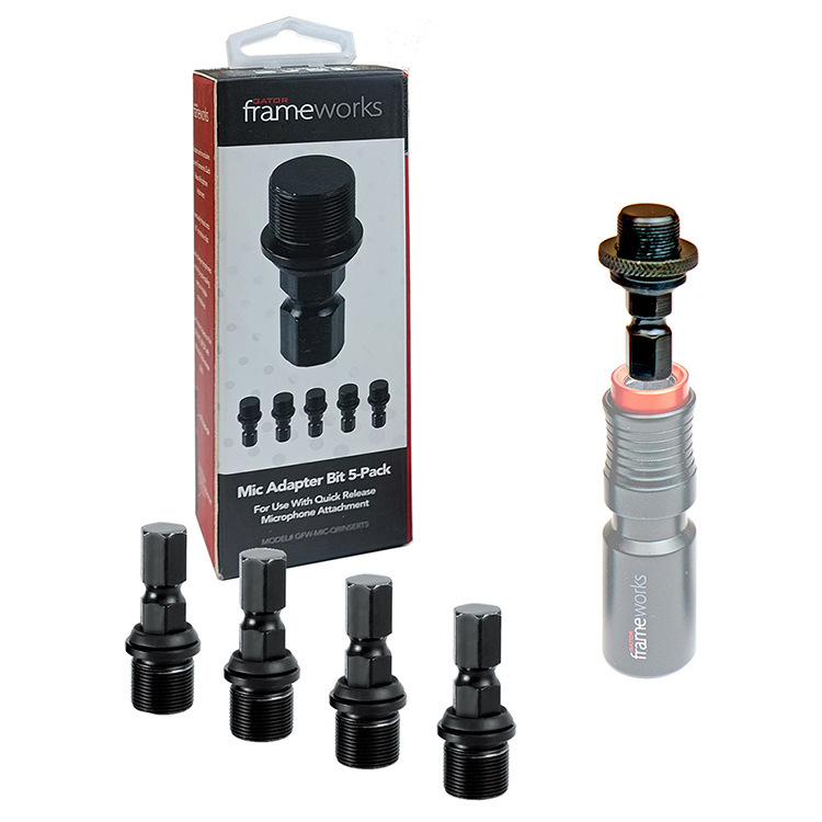 【3-3】[FrameWorks] 麥克風快拆頭 5件組