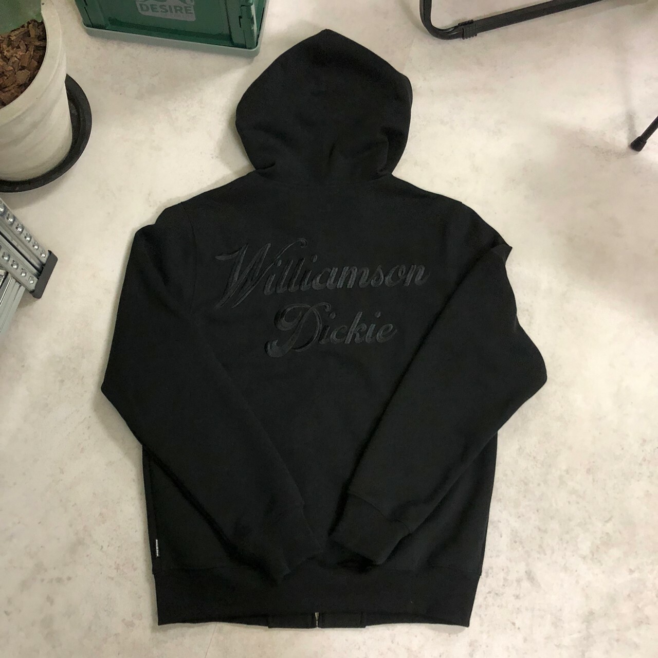 Dickies 458 重量級標準凸起兜帽拉鍊外套 DSQ3UTZU458