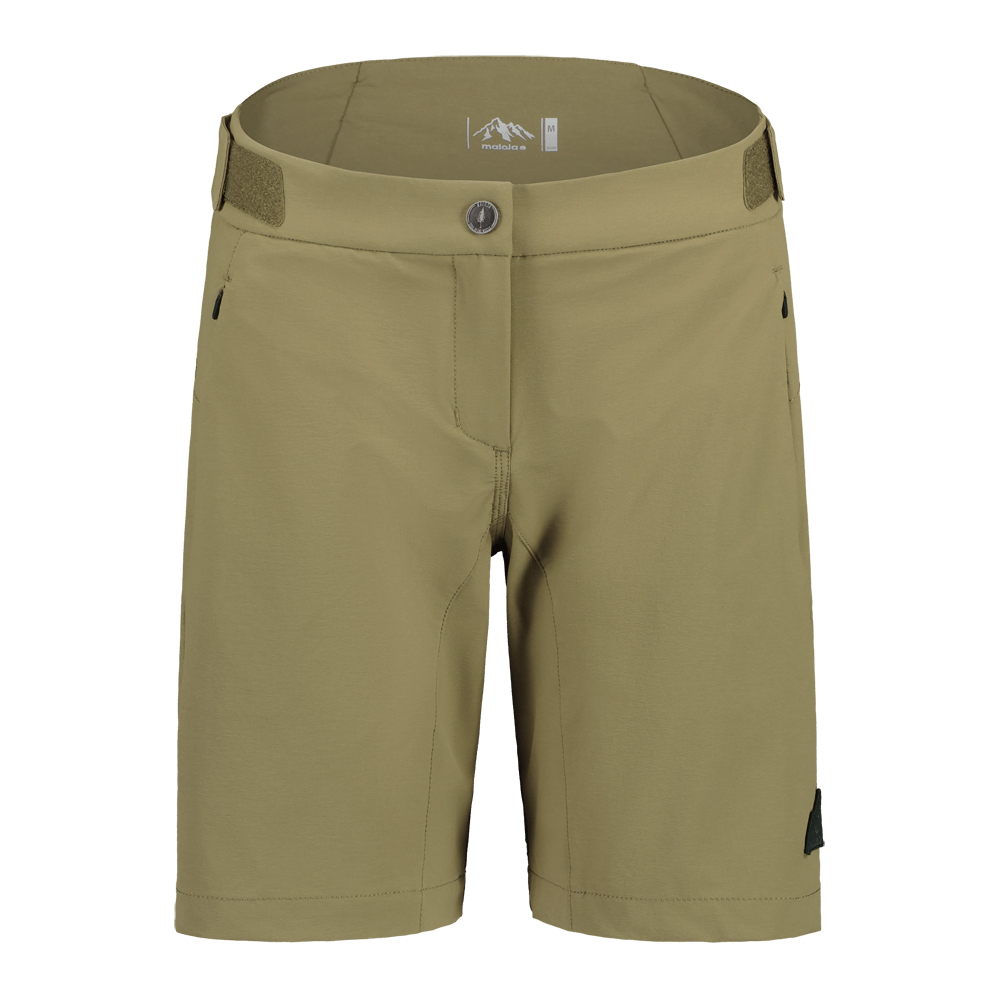 【MALOJA】女四面彈性短褲 / 23MA35122-[黑、卡其綠]