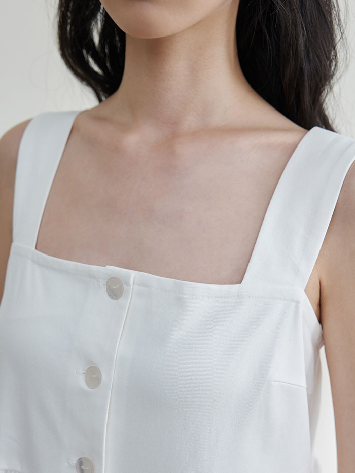 夢醒時分寬肩帶洋裝-親密愛人