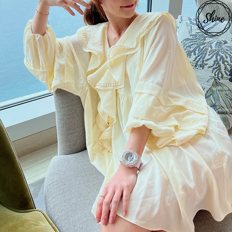 銀色 改裝手錶 BA-110XPM-6A - 魔法星