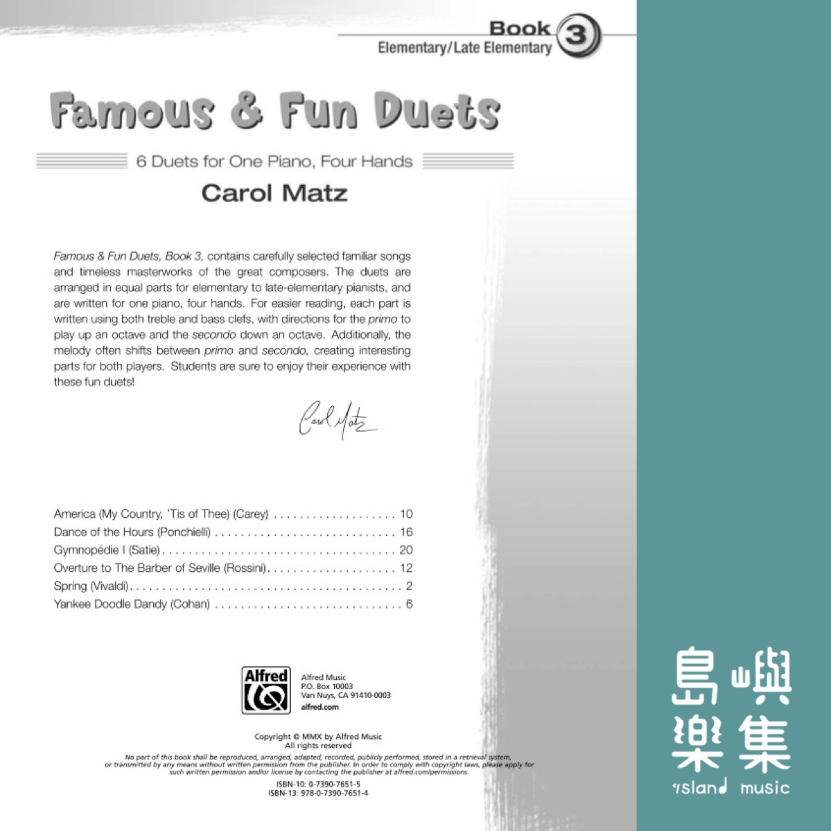 FAMOUS & FUN DUETS 3