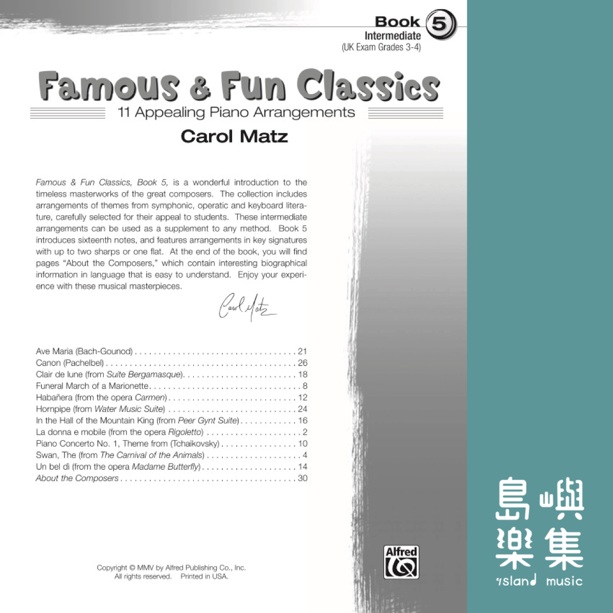 FAMOUS & FUN CLASSICS 5/PIANO