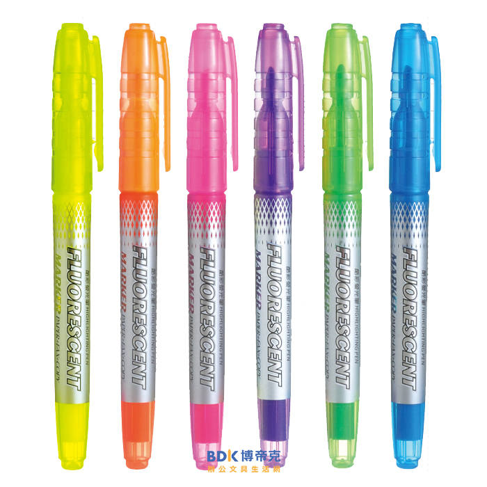 SKB 文明鋼筆 4mm斜頭酷彩螢光筆 IK-12 系列