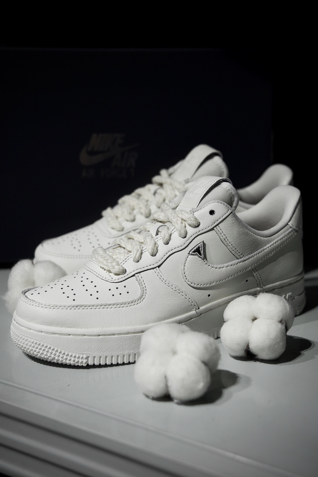 Nike Air Force 1 Low Sail 銀白勾勾