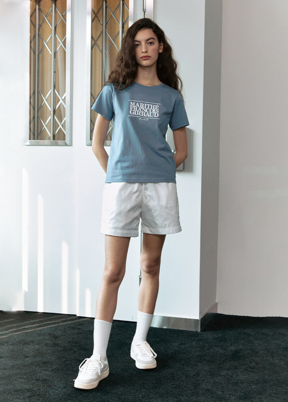 Marithe Francois Girbaud Mouvement W Classic Logo Tee