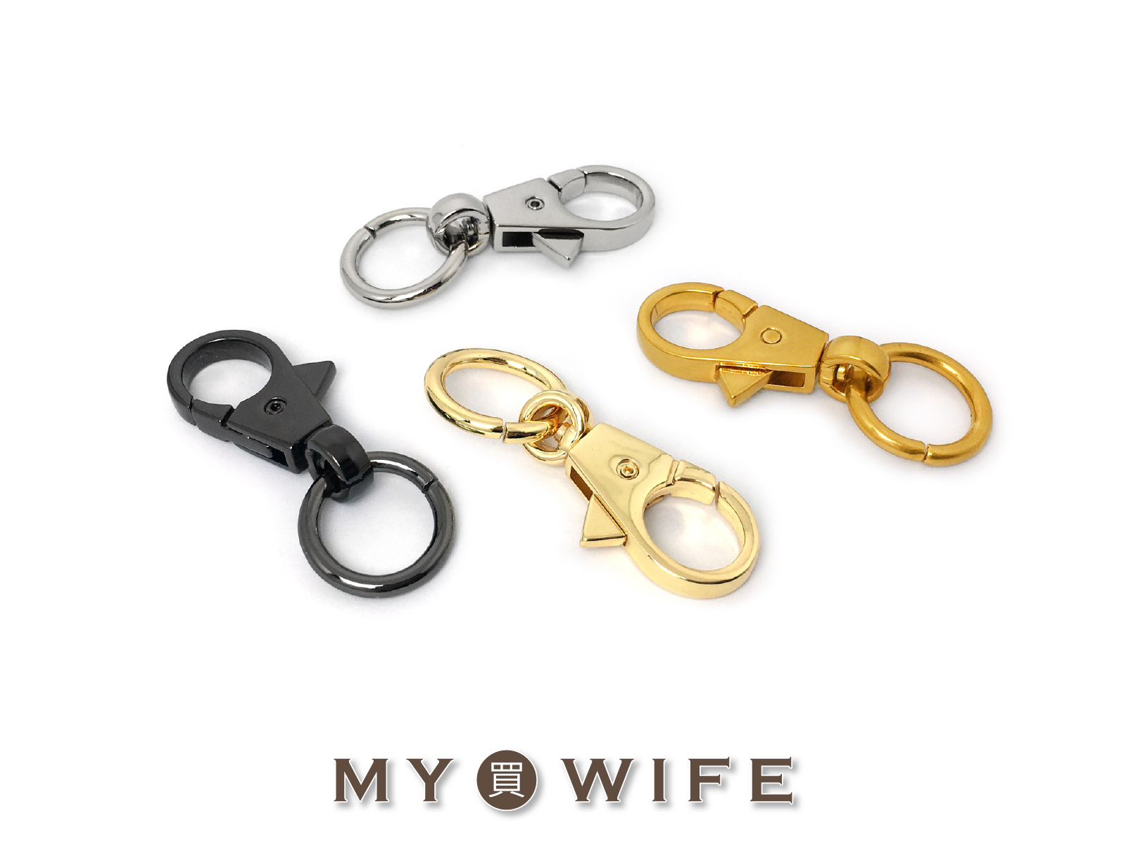 5分鯊魚鰭合金勾_合金勾/勾扣/龍蝦勾_4色【HJ-21120610】