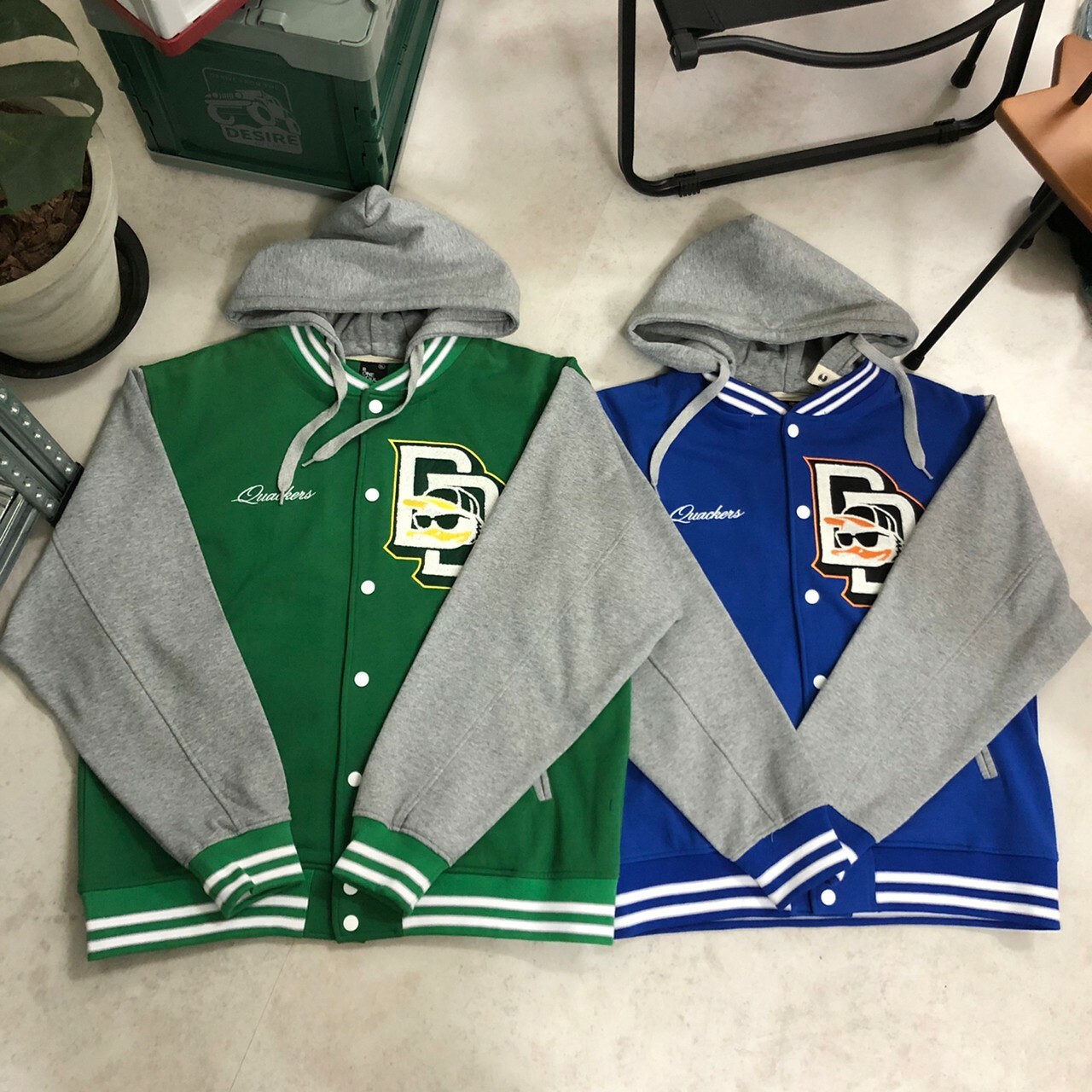 Duck Dude 達酷鴨背印花兜帽可拆卸夾克 I-2770007