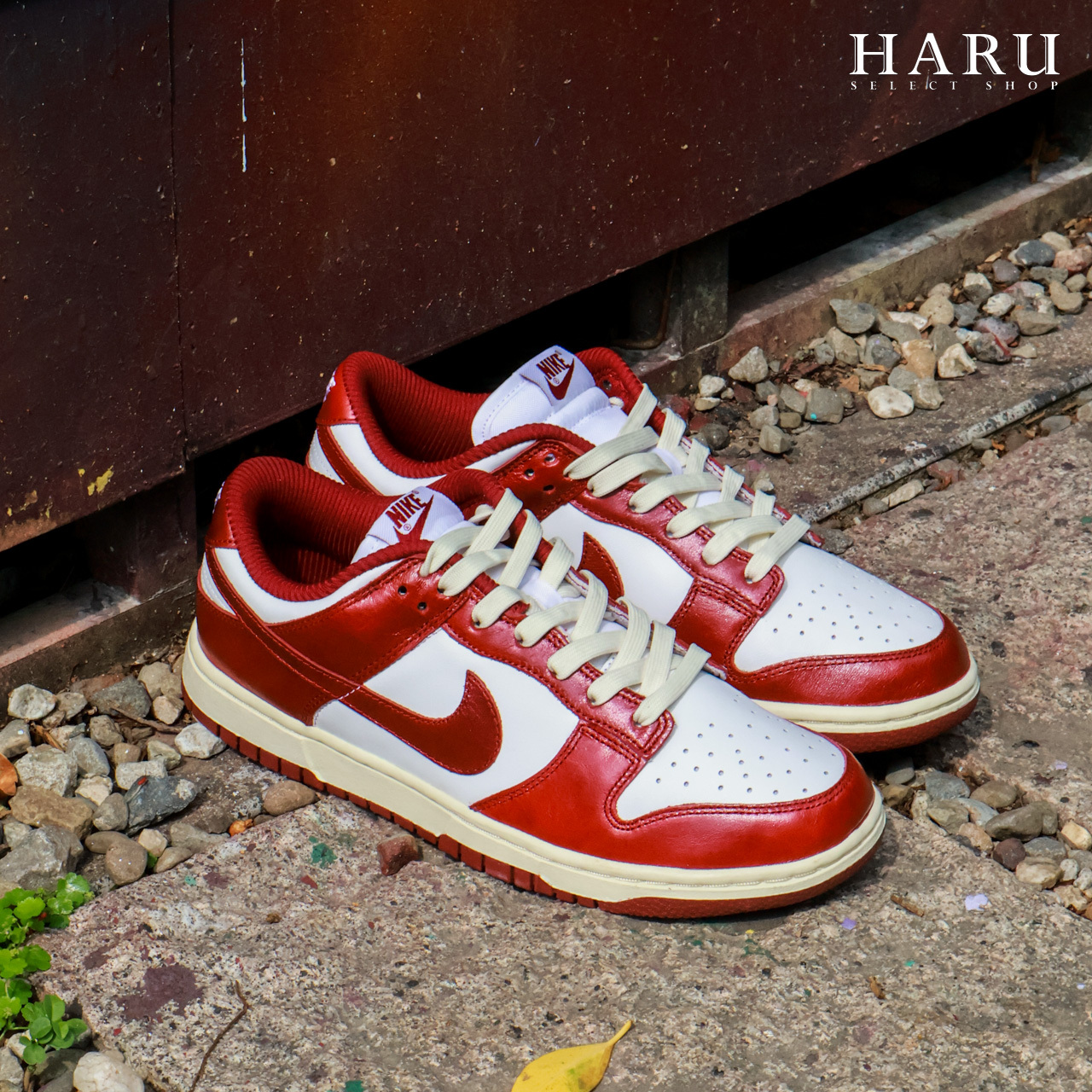 NIKE DUNK LOW VINTAGE TEAM RED 奶油底 泛黃 酒紅 低筒 有男生尺寸 女生復古休閒鞋 FJ4555-100