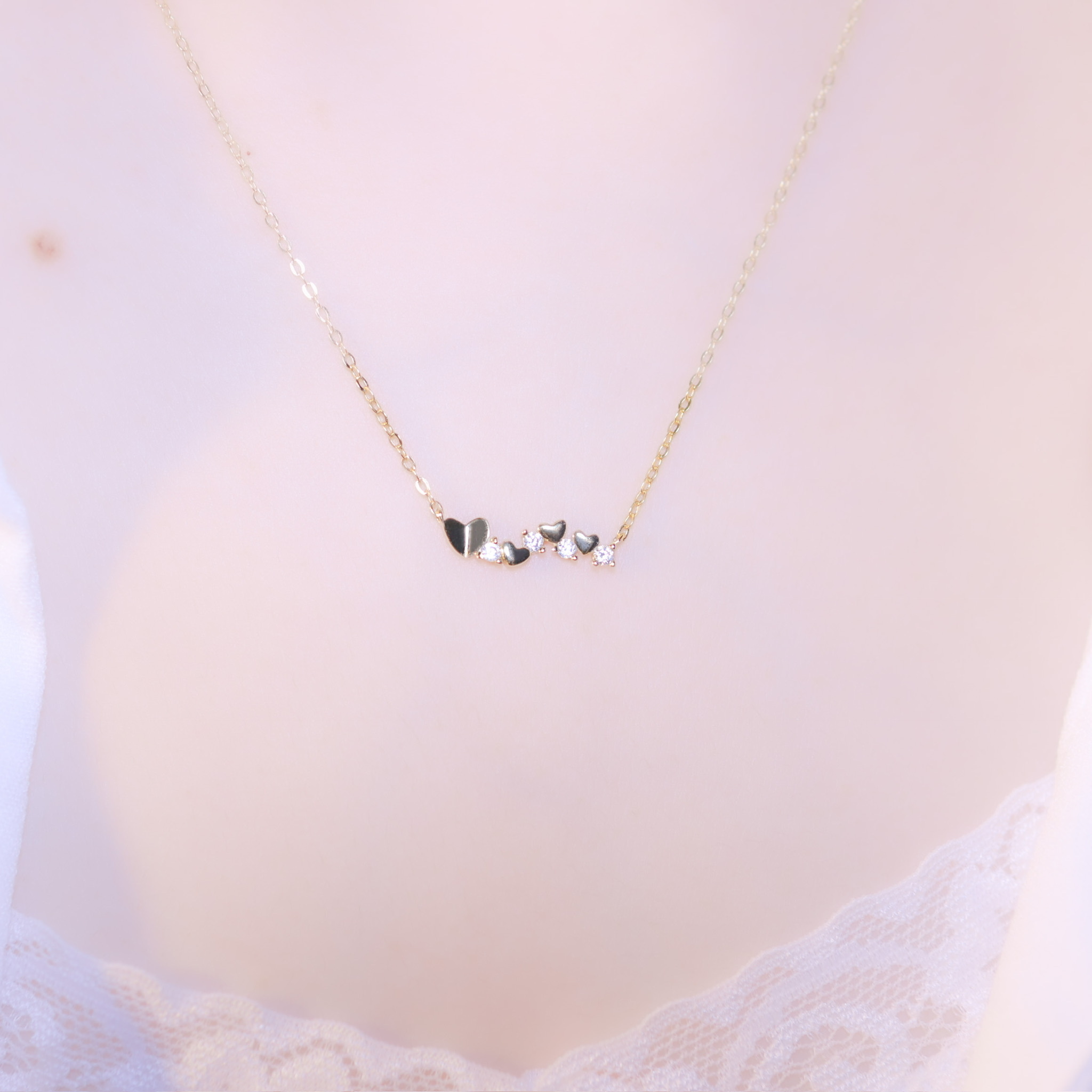 | 925 Silver  | Heart To Heart Talk Necklace  | NE0515 |