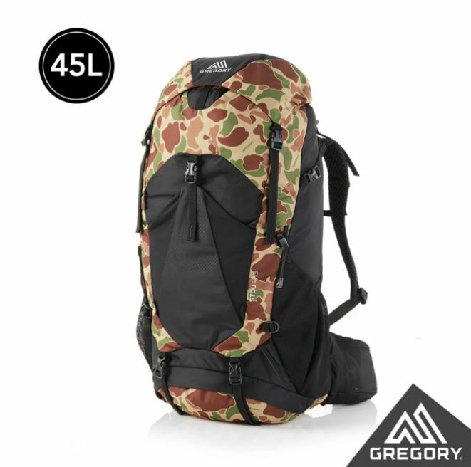 GREGORY 美國 STOUT登山背包 45L登山背包 (幻影藍、岩紋) 登山健行/重裝背包 72GR126872