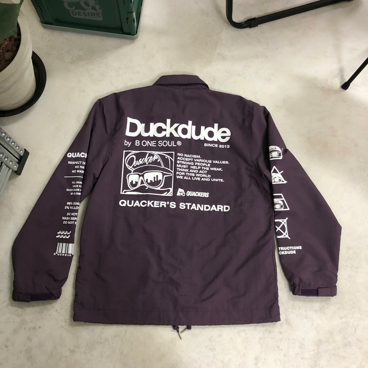 Duck Dude Coaches Jacket 達酷鴨Logo教練外套 1370015