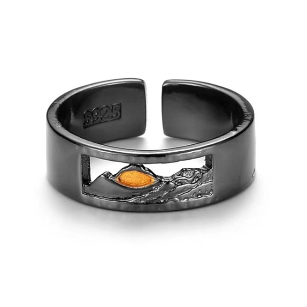 【ACCY038】落日觀山開口設計戒指