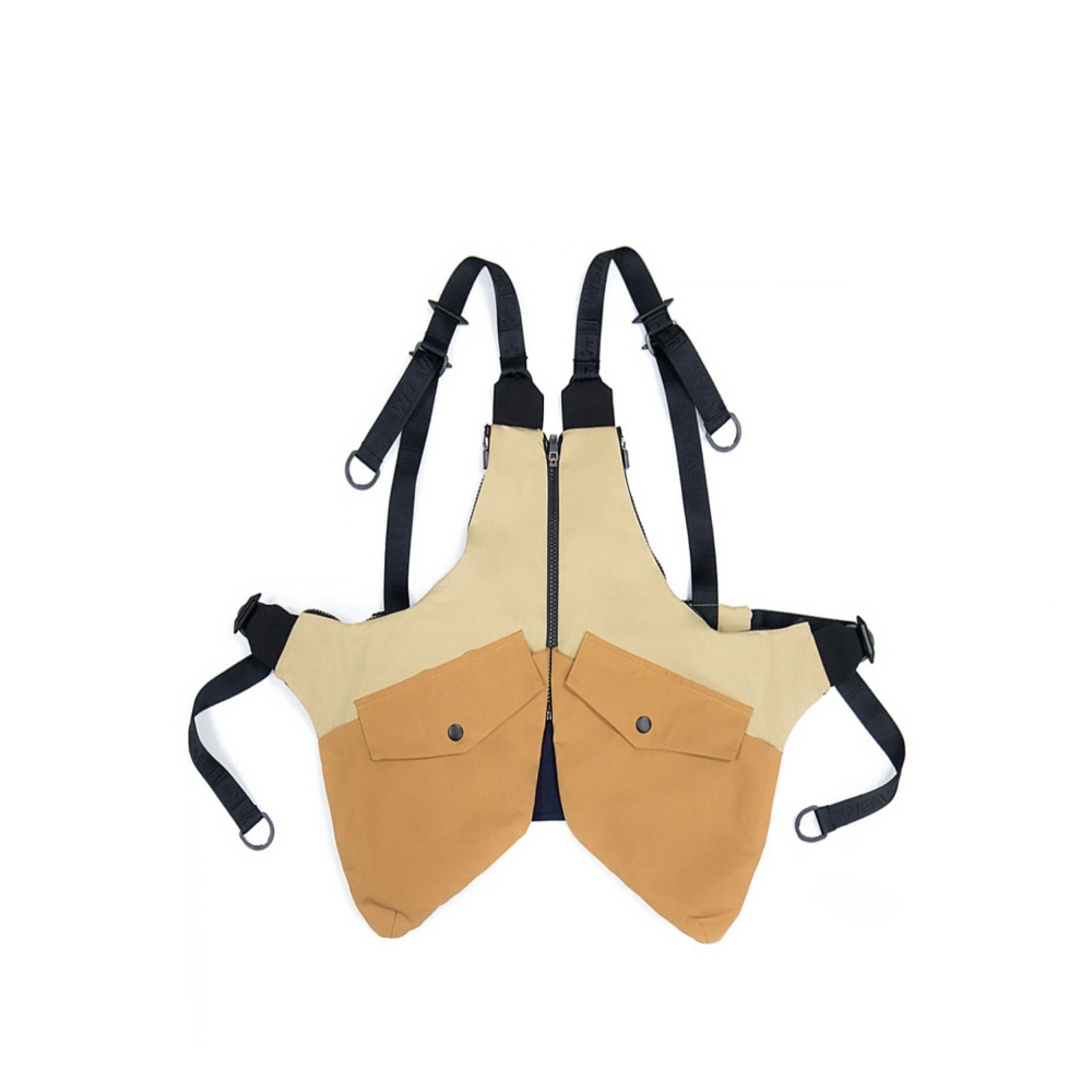 「肺結合」機能背心包-沙褐