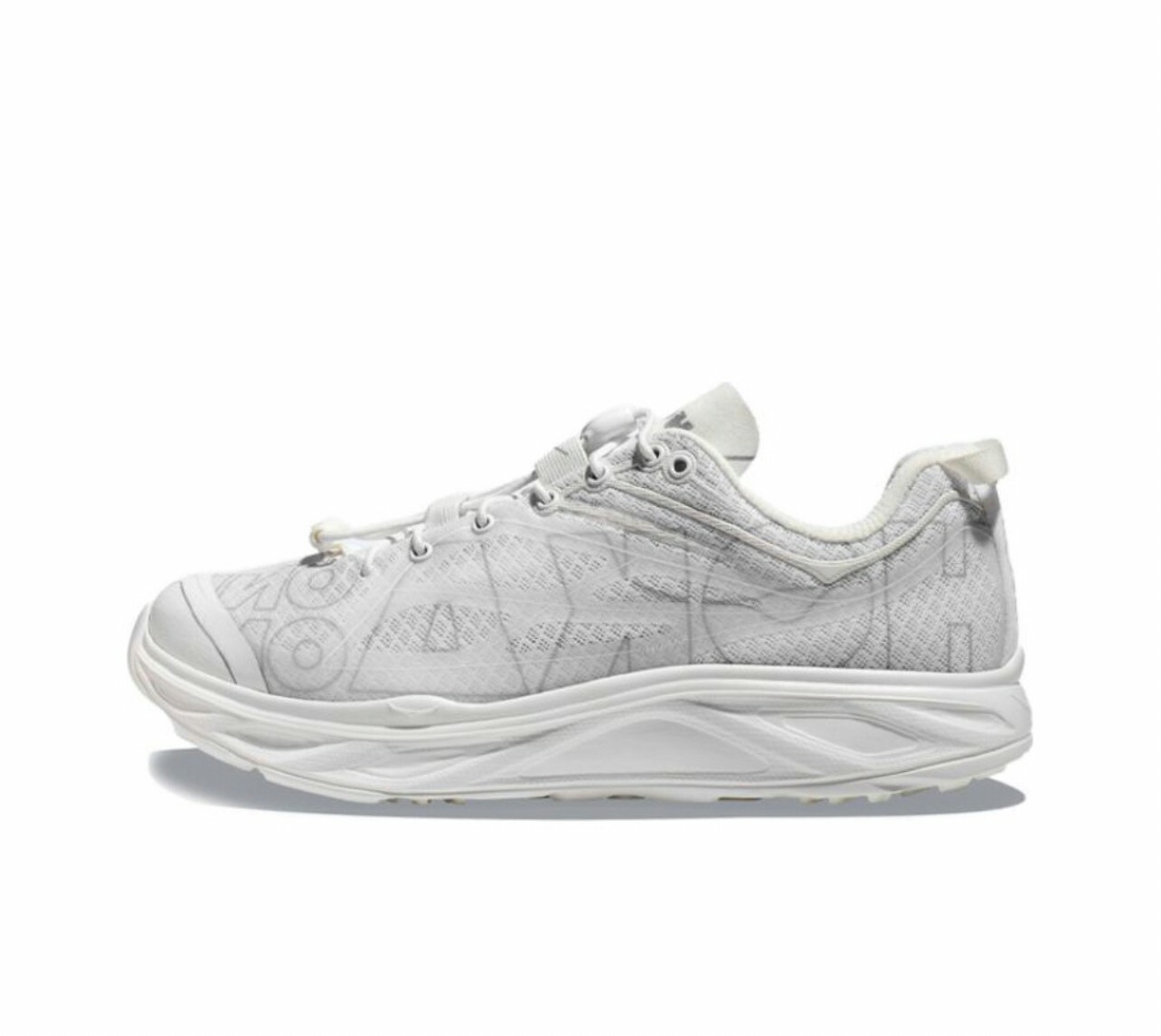 代購 HOKA ONE ONE 耐磨透氣 戶外 跑步鞋 休閒鞋 男女同款 白 APR-