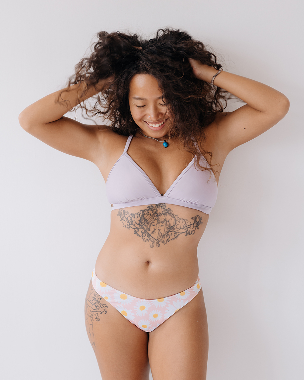 【美女紫】TRii 三角薄墊可調式背勾上衣