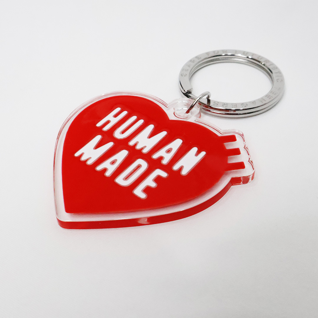 新色5色セット  HUMAN MADE HEART KEYRING キーホルダー 5色セット 新色 HUMAN MADE HEART KEYRING キーホルダー