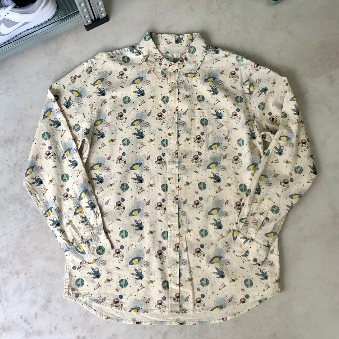 Power To The People 長袖襯衫插畫印花 3301014-101