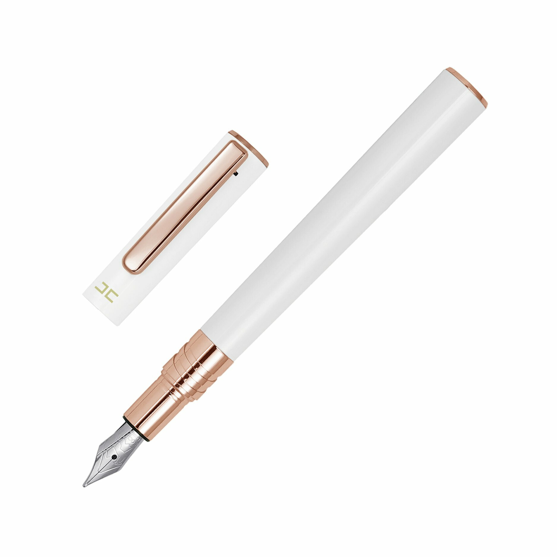 珍珠白 玫瑰金特別版 繆思女神鋼筆｜J.C. Studio