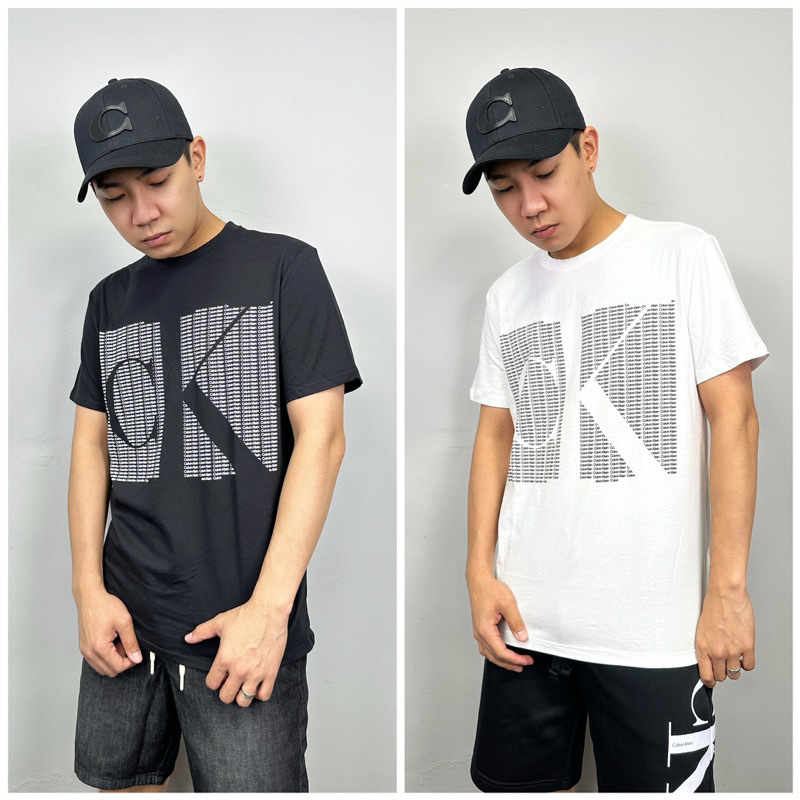 Calvin Klein CK 滿版鏤空大CK 短袖T恤 短T