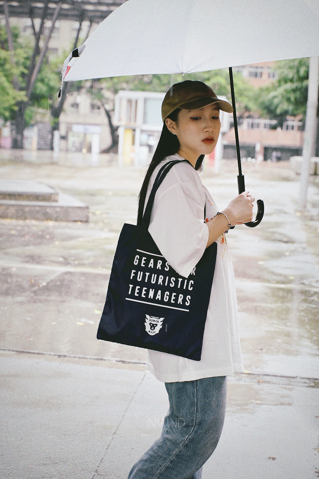 HUMAN MADE HEART DENIM TOTE トートバッグ-