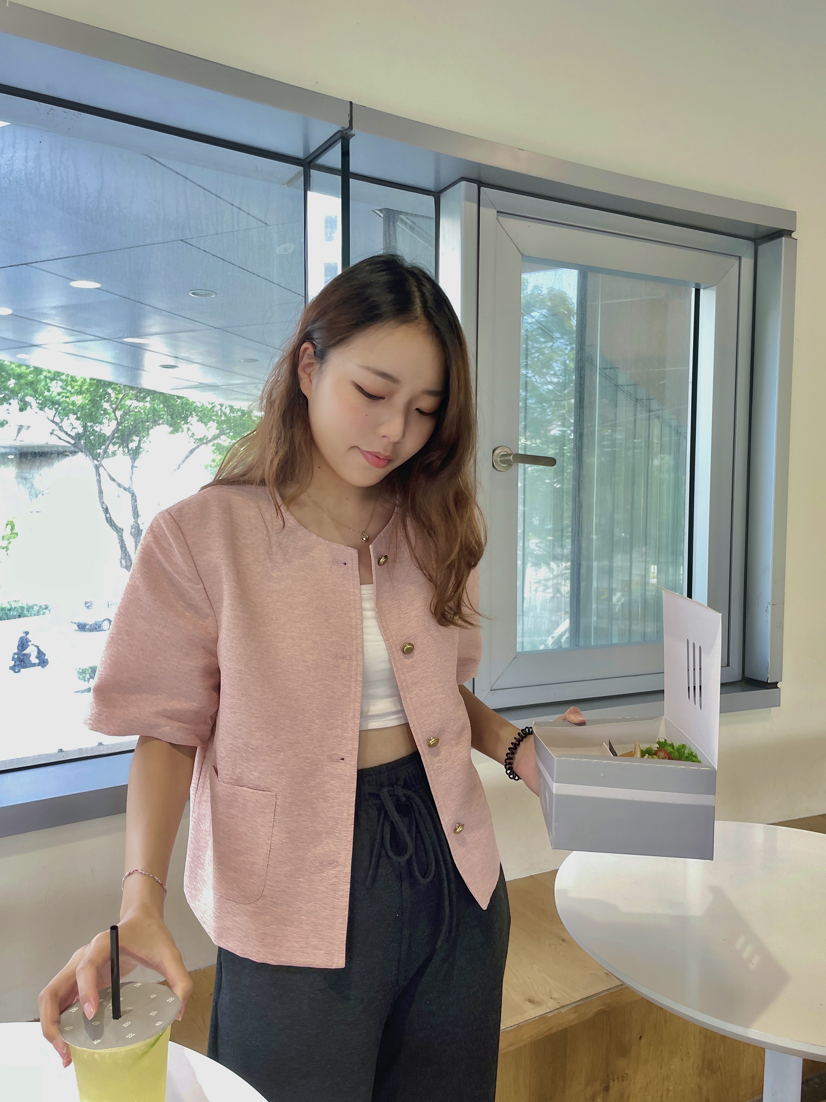 珍藏的那件小香短袖外套