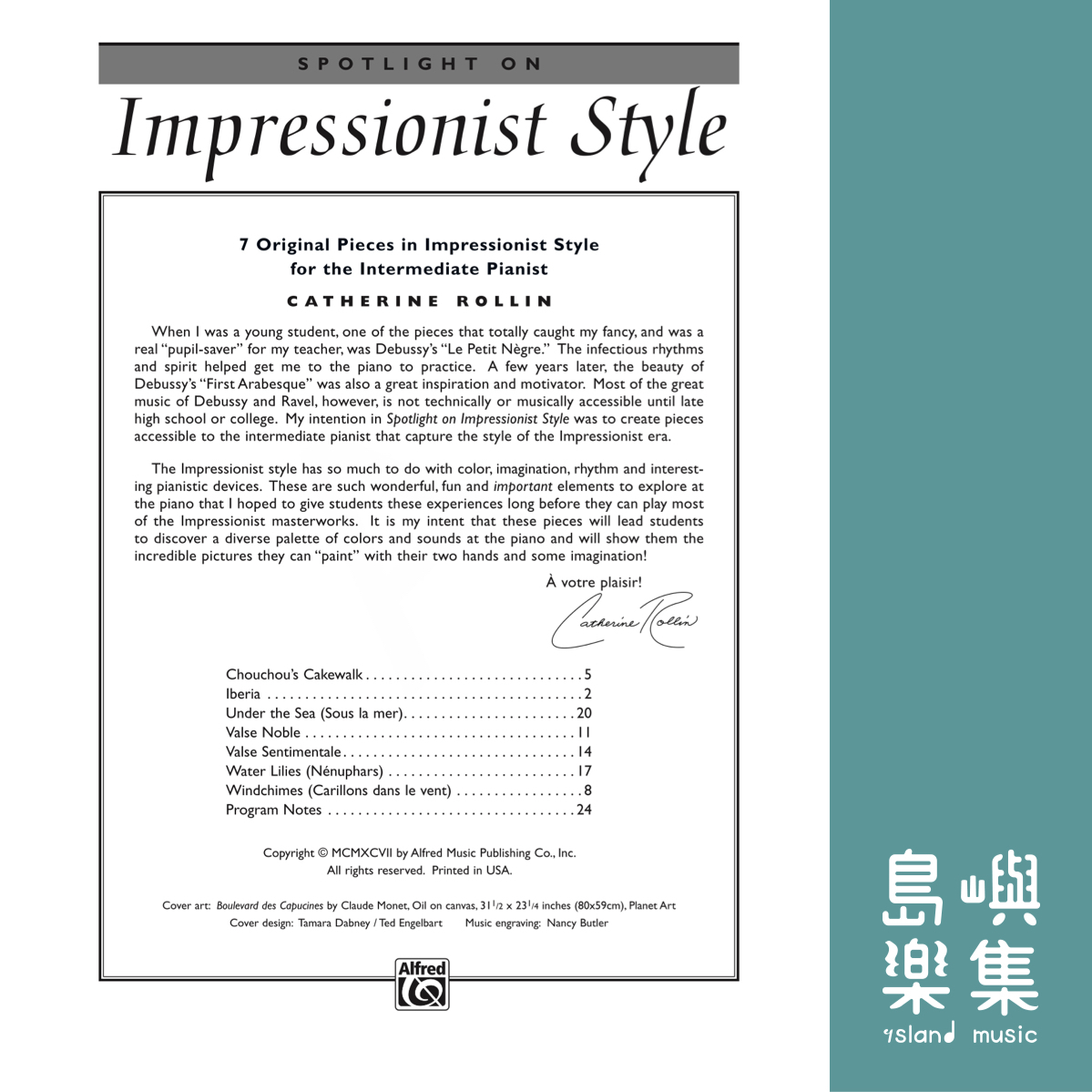 SPOTLIGHT IMPRESSIONIST/PIANO