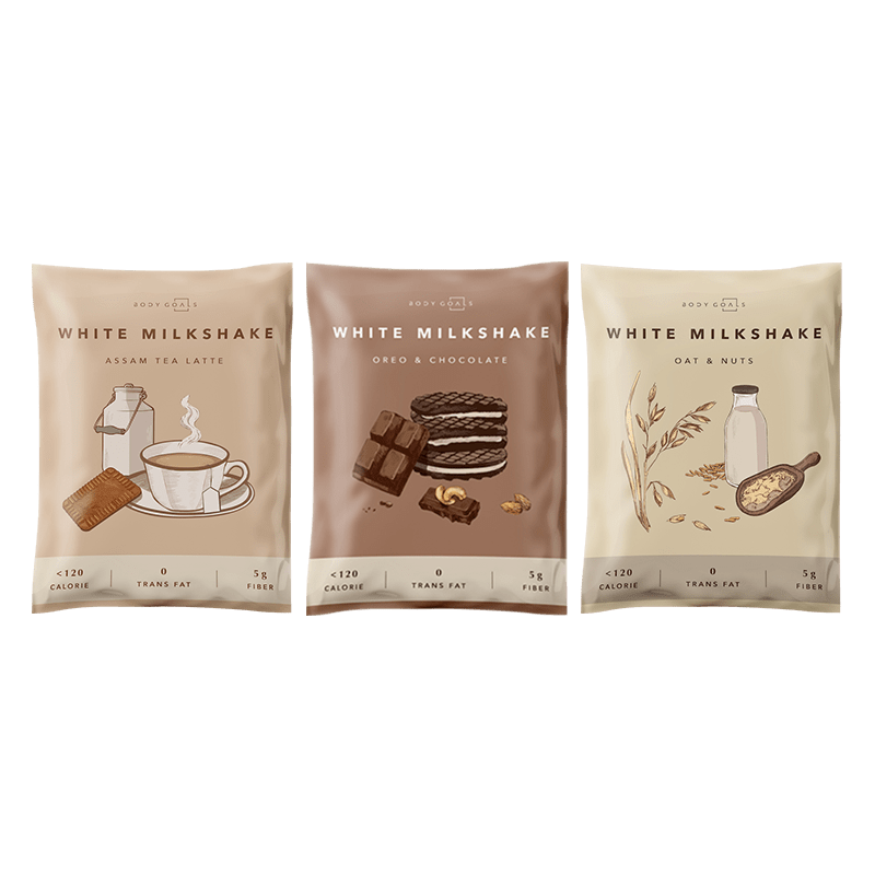 Body Goals 飽飽控卡白奶昔隨手包