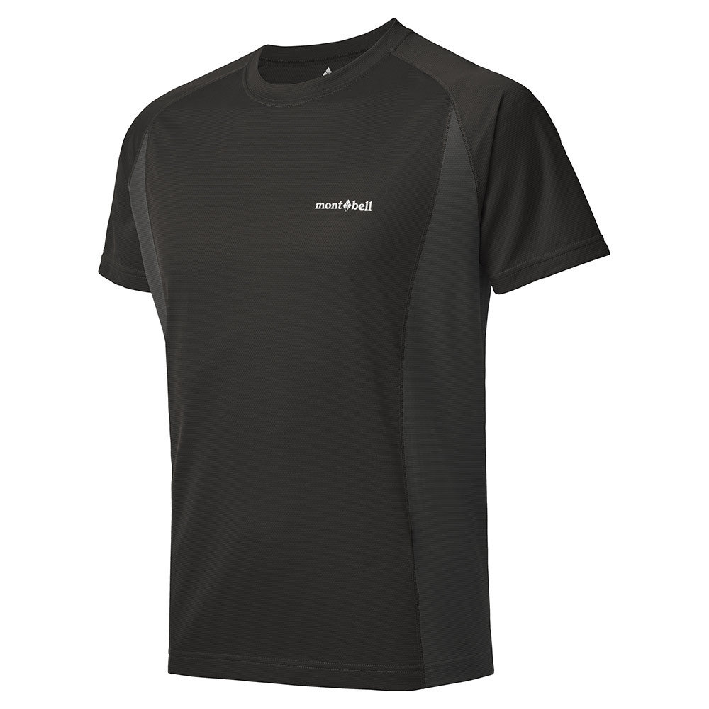 Mont-bell Wickron Cool T Men's 男款 短袖排汗衣 圓領快乾排汗T恤 1114627-BK 黑 [HappyOutdoor]