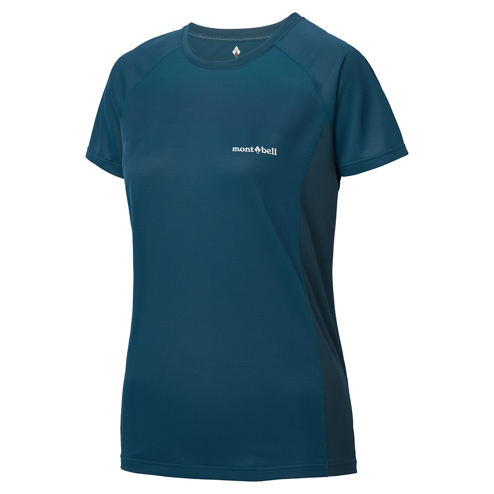 Mont-bell Wickron Cool T Women's 女款 短袖排汗衣 圓領快乾排汗T恤 1114628-NV 海軍藍 [HappyOutdoor]