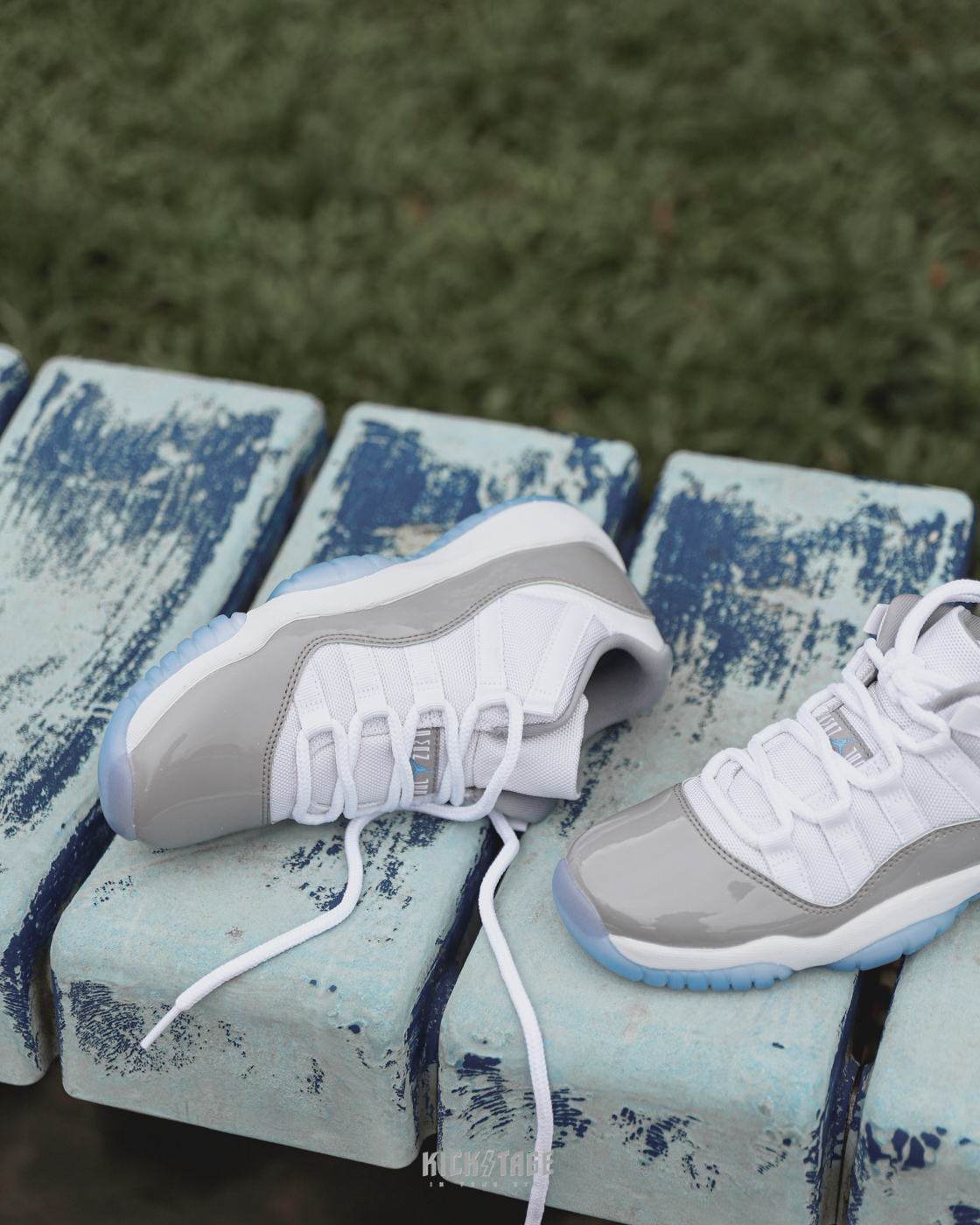 大童鞋女生尺寸AIR JORDAN 11 LOW GS CEMENT GREY 灰水泥漆皮冰底低筒