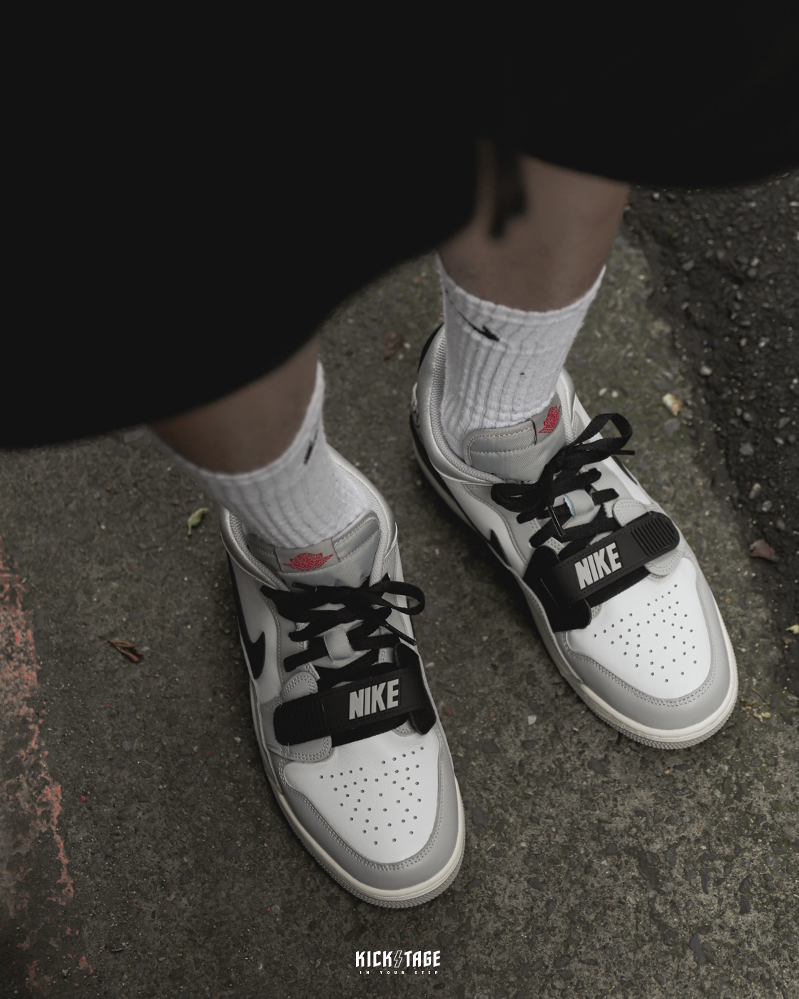 男鞋 AIR JORDAN LEGACY 312 LOW Tech Grey 白灰黑 爆裂紋 魔鬼氈 復古 籃球鞋【CD7069-101】