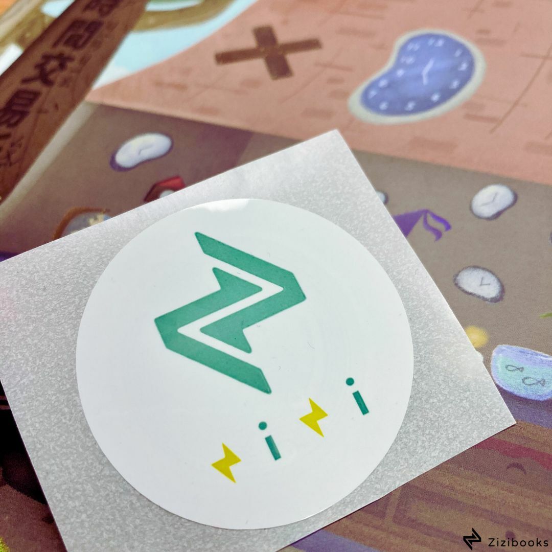 zizibooks感應貼紙