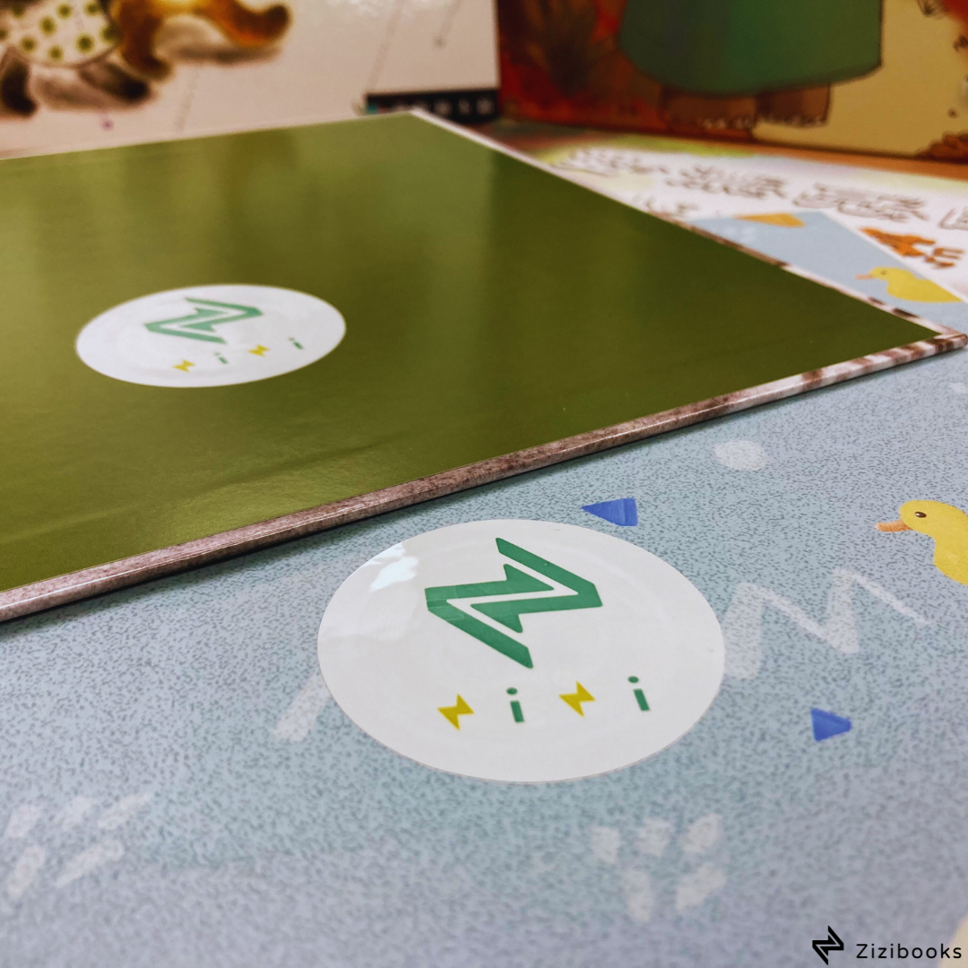 zizibooks感應貼紙