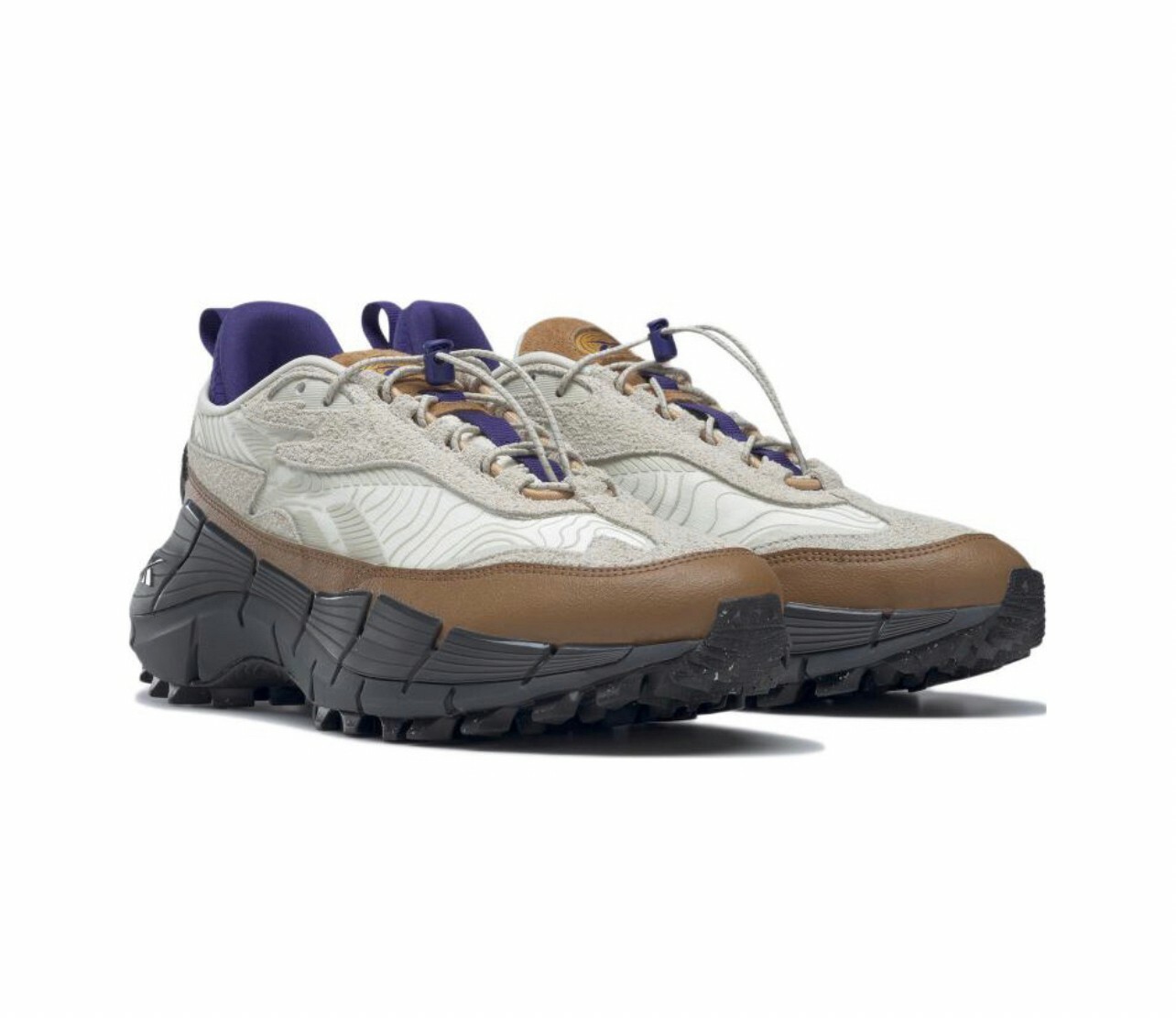 代購 REEBOK Zig Kinetica 2.5 Edge 戶外 功能鞋 跑步鞋 增高 黑棕灰 APR