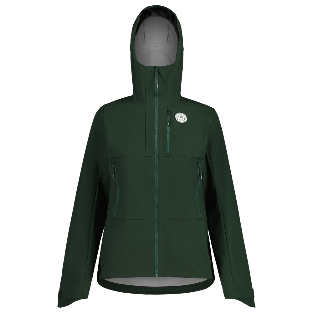 【MALOJA】女3L防風透氣軟殼外套 / 23MA35103-[藍橘拼、綠]