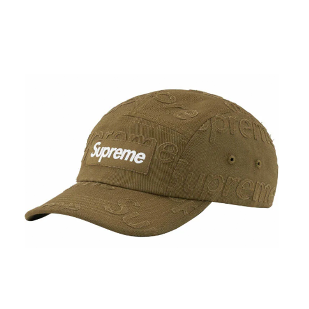 Supreme 23SS Lasered Twill Camp Cap 雷雕老帽橄欖綠