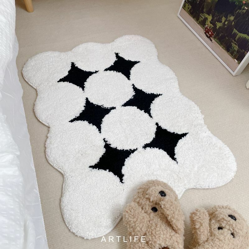 法式溫柔 軟綿造型地墊