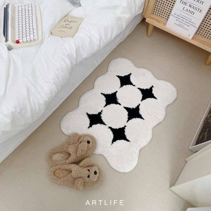 法式溫柔 軟綿造型地墊