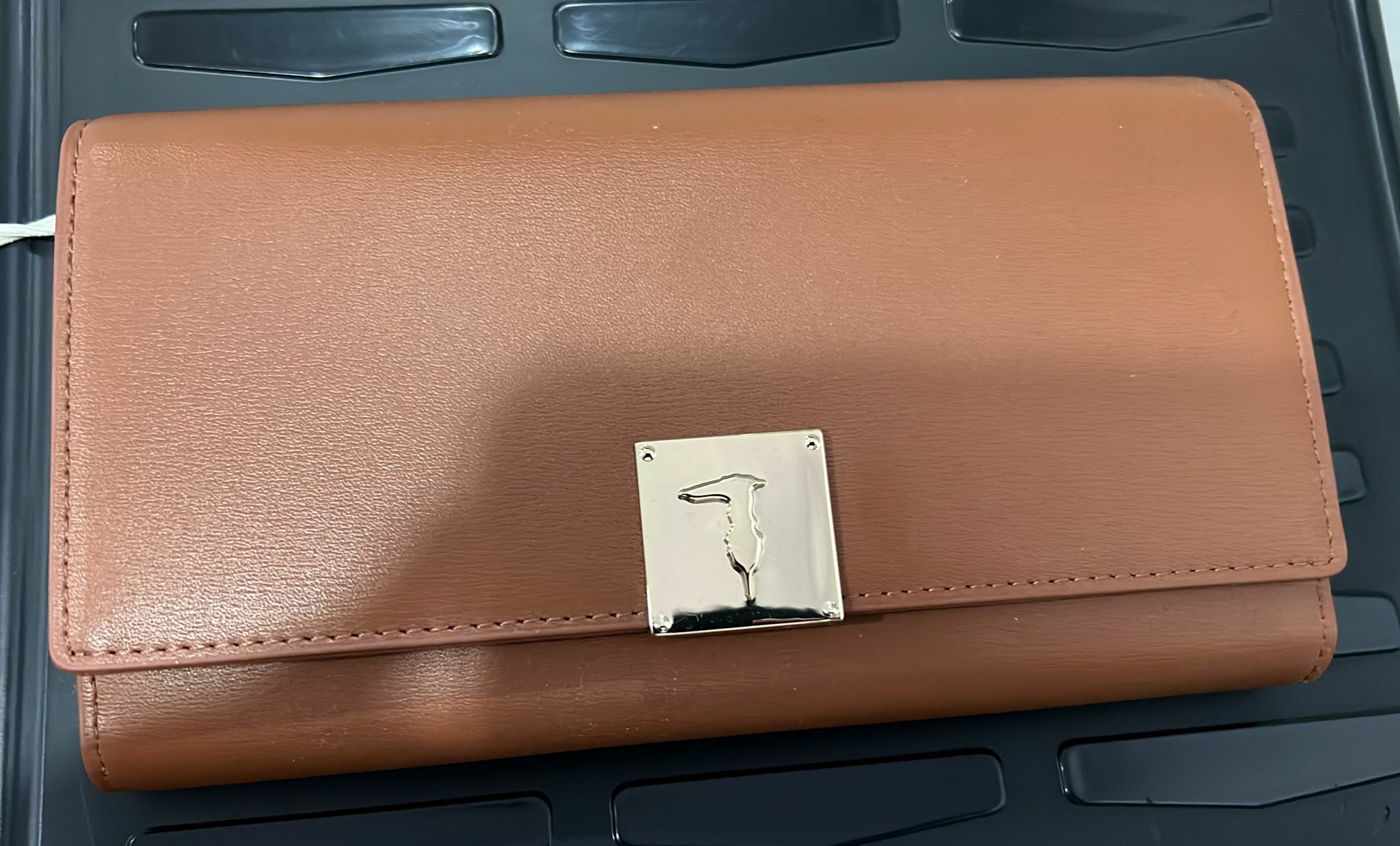 [S] TRUSSARDI 75W00373 9Y099999 NEW LIONE CONTINENTAL WALLET,BROWN, 8055720285192 (STJ66)