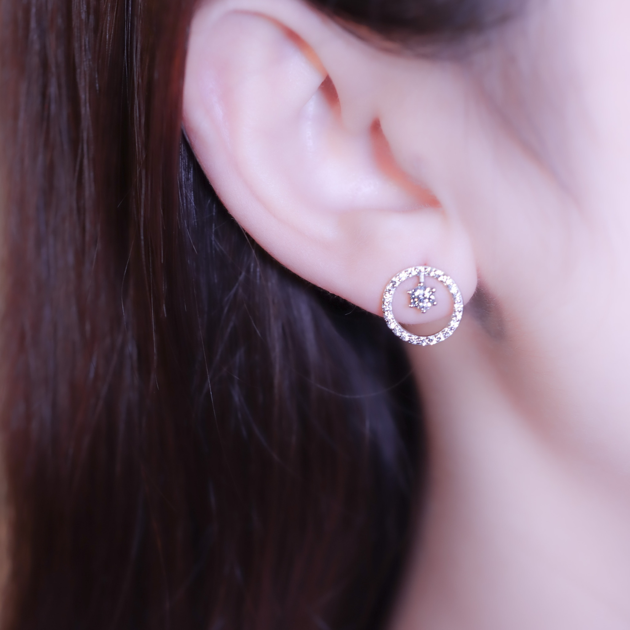 | 925純銀 | 為你偏心耳環 | EA0500 |