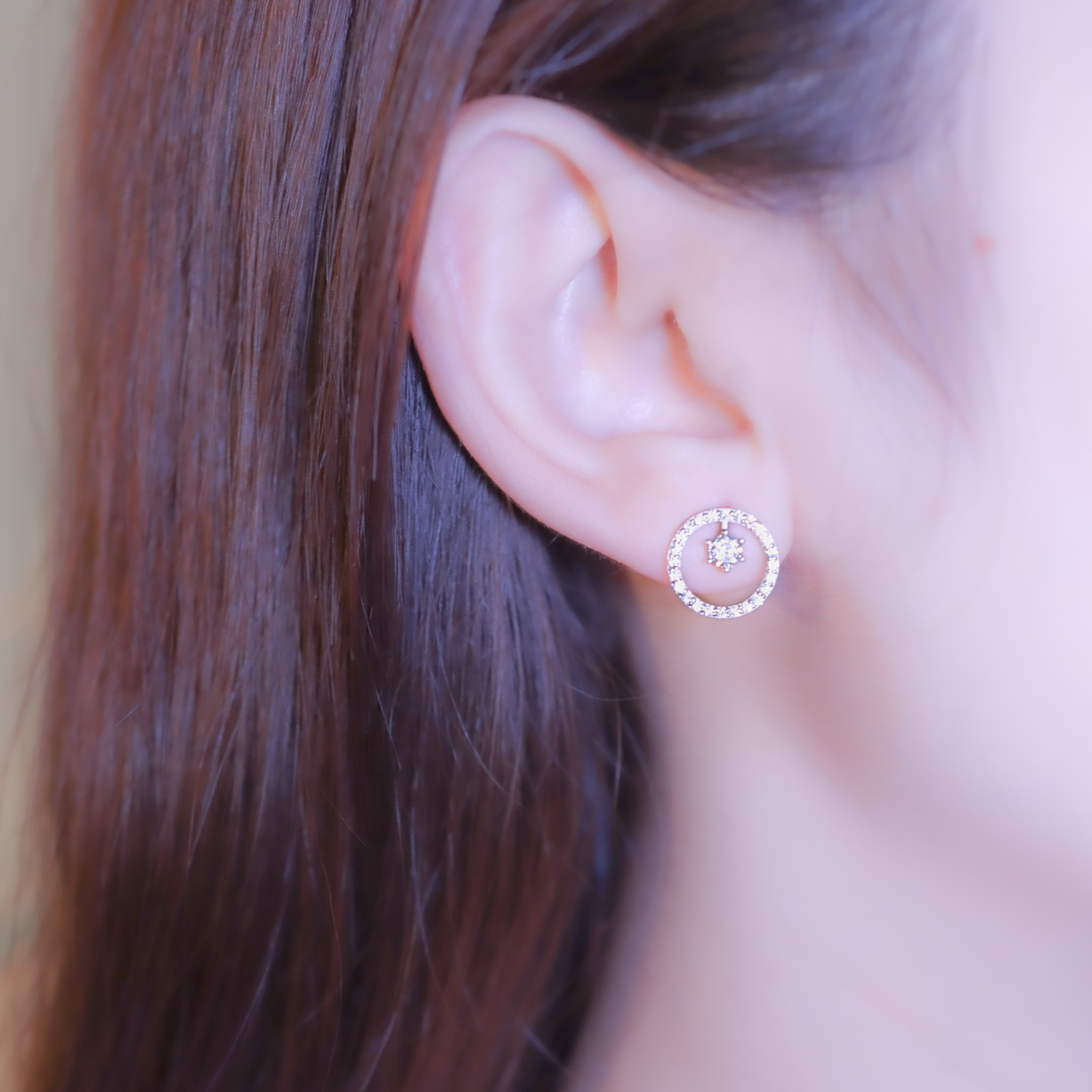 | 925純銀 | 為你偏心耳環 | EA0500 |