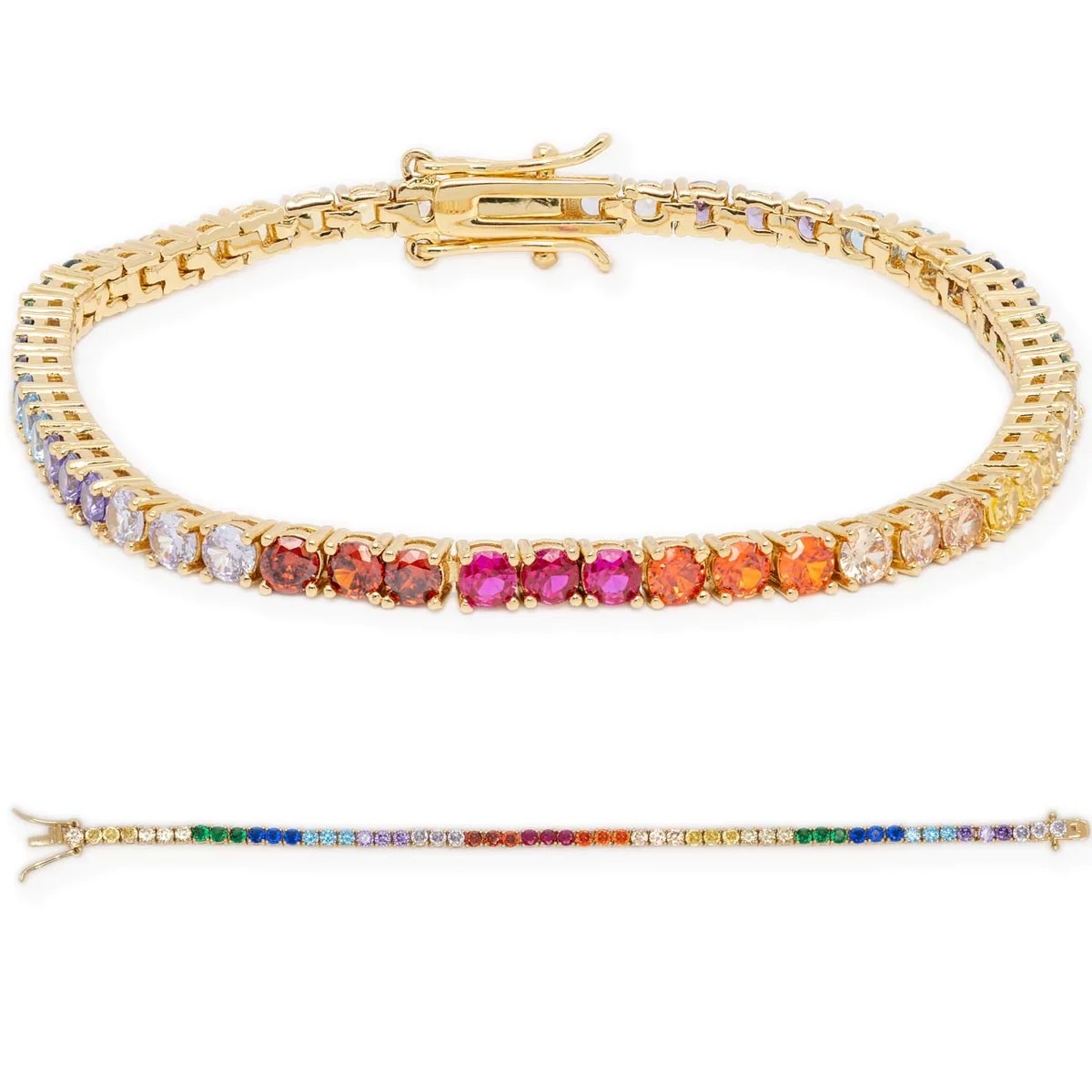 美國 Bracha // 手鍊/ Color Sienna Tennis Bracelet