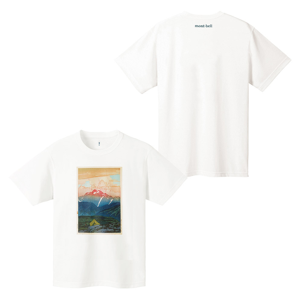 Montbell Wickron Tee Tsurugisan No Asa 1114345 透氣快乾 T-Shirt
