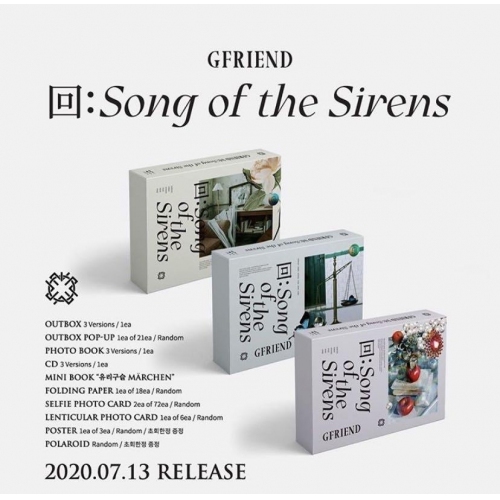 GFRIEND - 回：Song of the Sirens (T Butterfly Version) CD