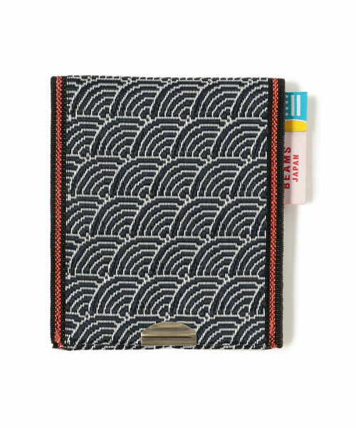 高田織物 × BEAMS JAPAN 刺繡 海浪 刺子 格紋 零錢包 卡包 面紙包 收納 現貨 56-65-0149-389