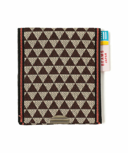 高田織物 × BEAMS JAPAN 刺繡 海浪 刺子 格紋 零錢包 卡包 面紙包 收納 現貨 56-65-0149-389